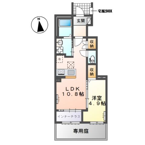 下野市下石橋新築アパート 間取り