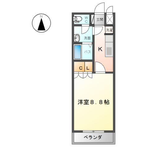 フェアリールージュＣ 間取り