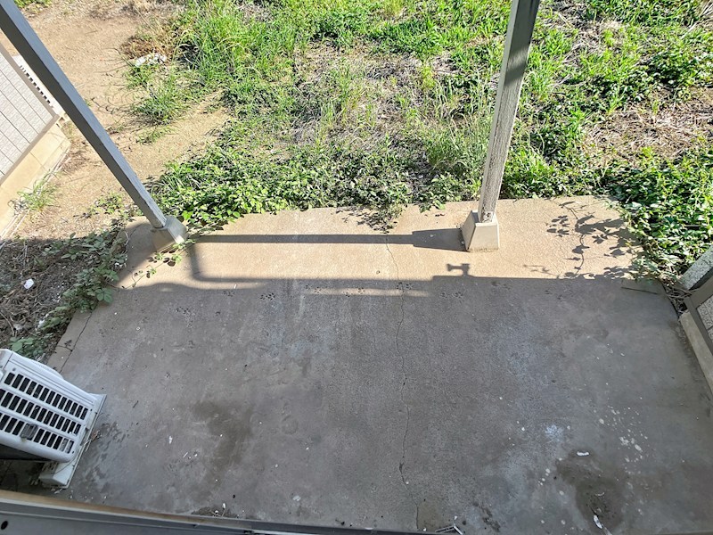 館林貸家 ベランダ