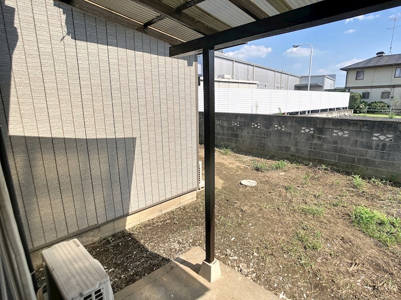館林貸家 ベランダ