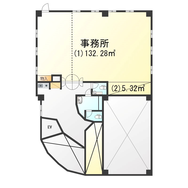 IRビル宿郷 7F号室 間取り