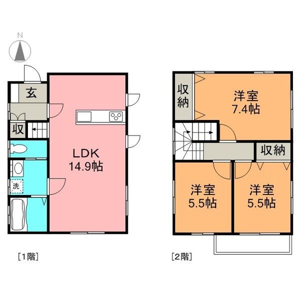 クレール・K 間取り
