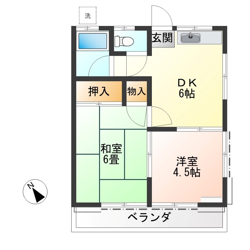 武蔵野ハイム 間取り