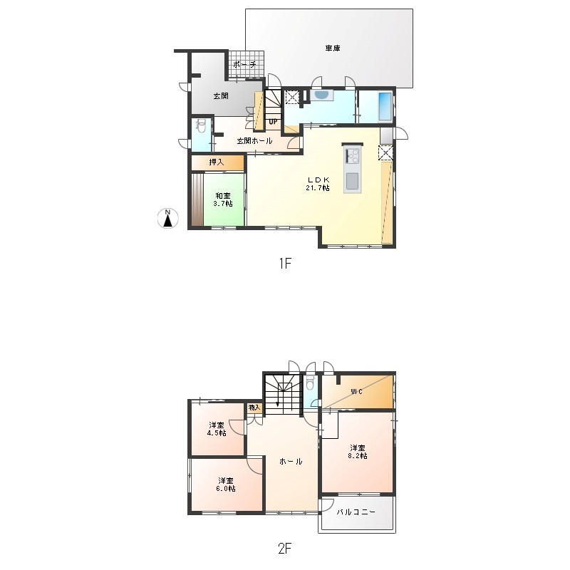 ゆいの杜6丁目戸建 間取り