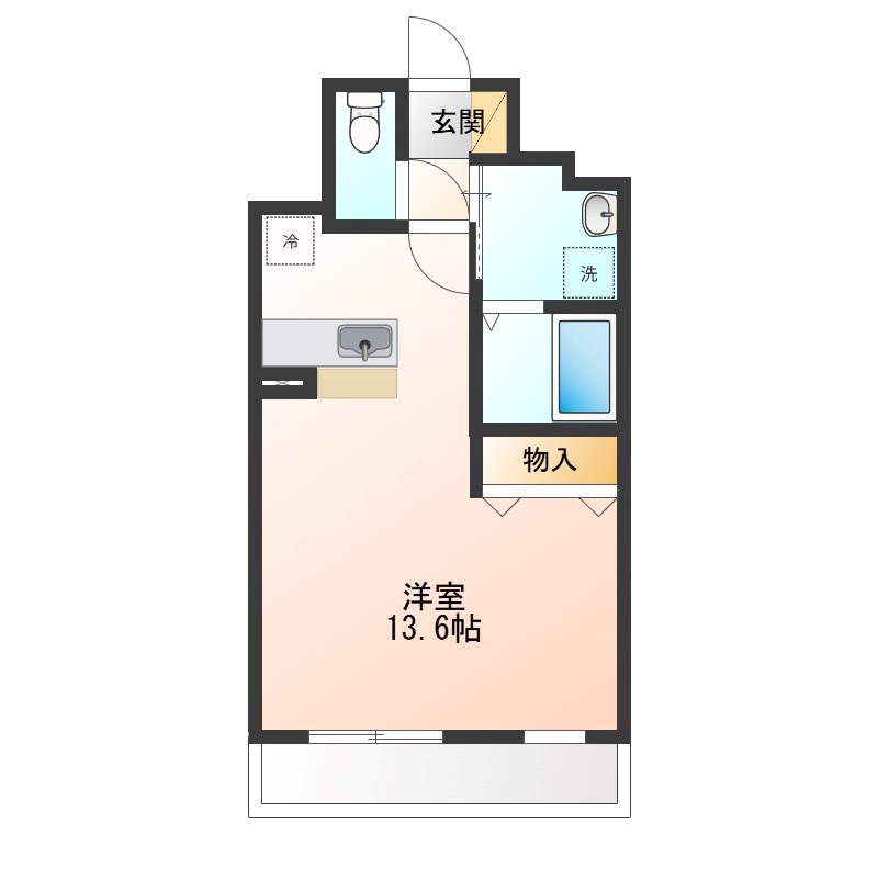 アルトカッシーナ 903号室 間取り