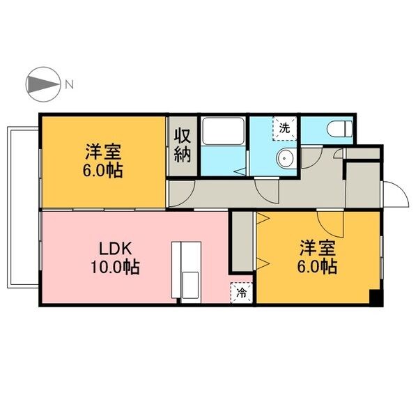 シティパルスギモトⅢ 間取り図