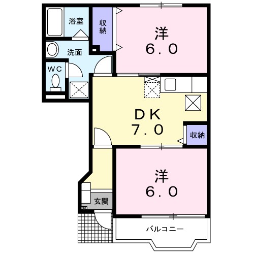 コンチェルト　Ｂ 間取り