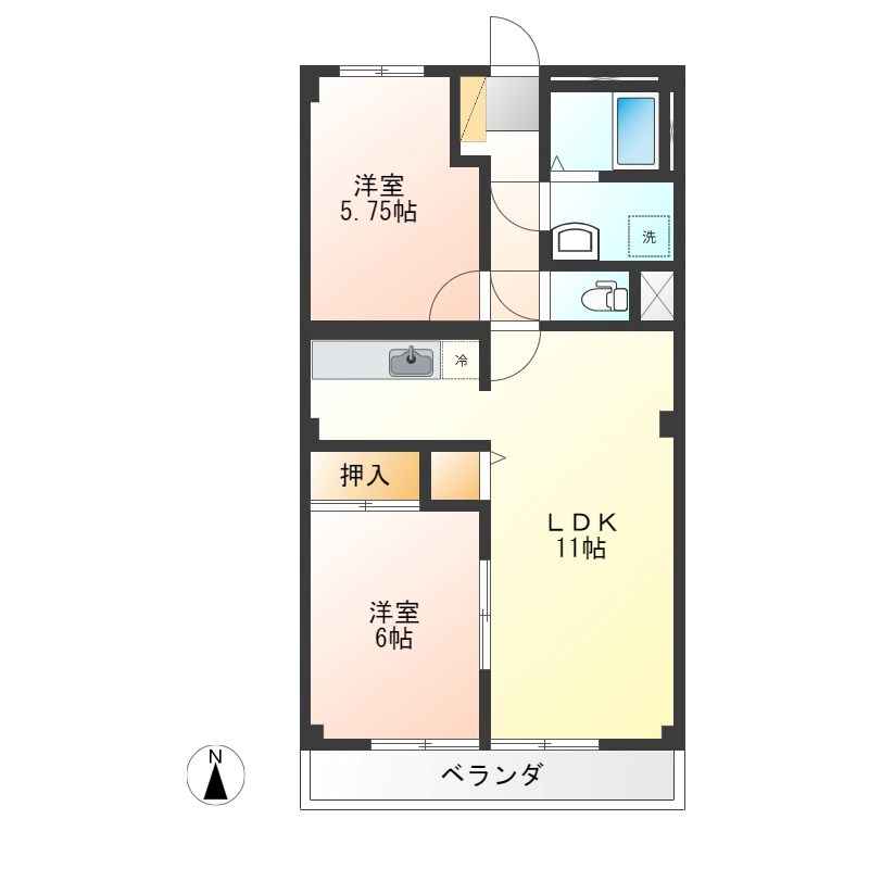 ヴァルトベルクⅠ 間取り図