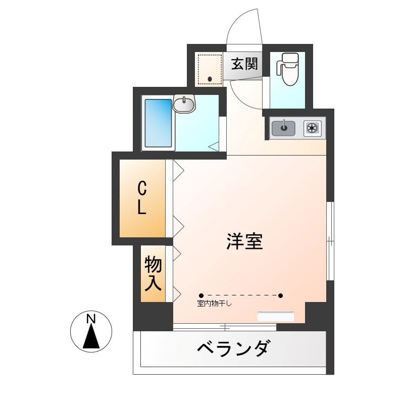 メゾンド岡野 301号室 間取り