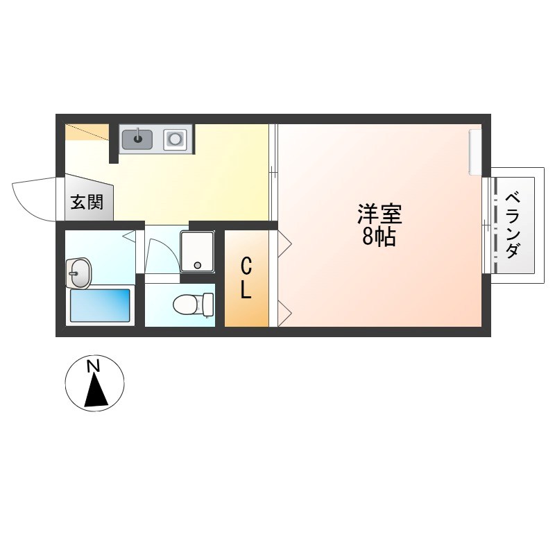 クライムハイツB棟 間取り
