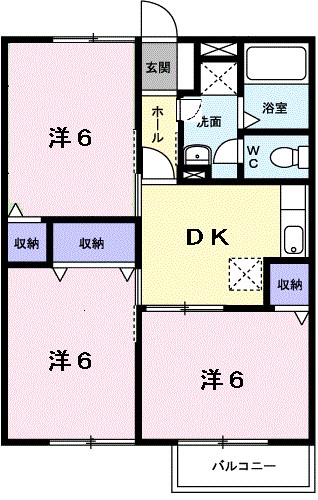 サニーヒルＣ 間取り