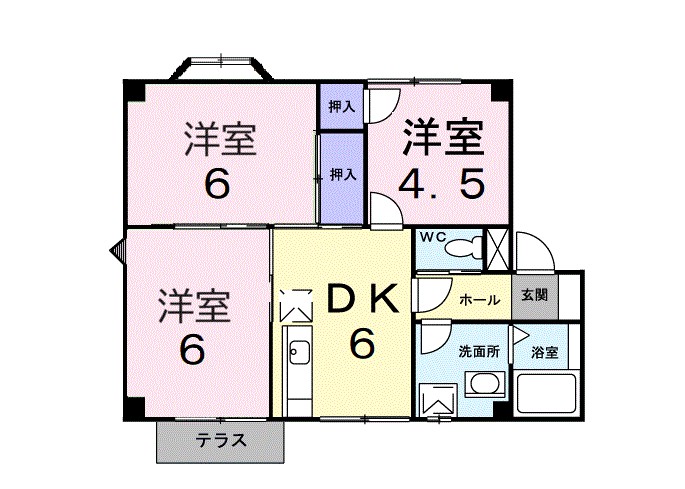 ロイヤルパレス恩田 間取り