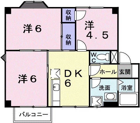 ロイヤルパレス恩田 間取り