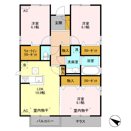 サンロワイヤルA 間取り