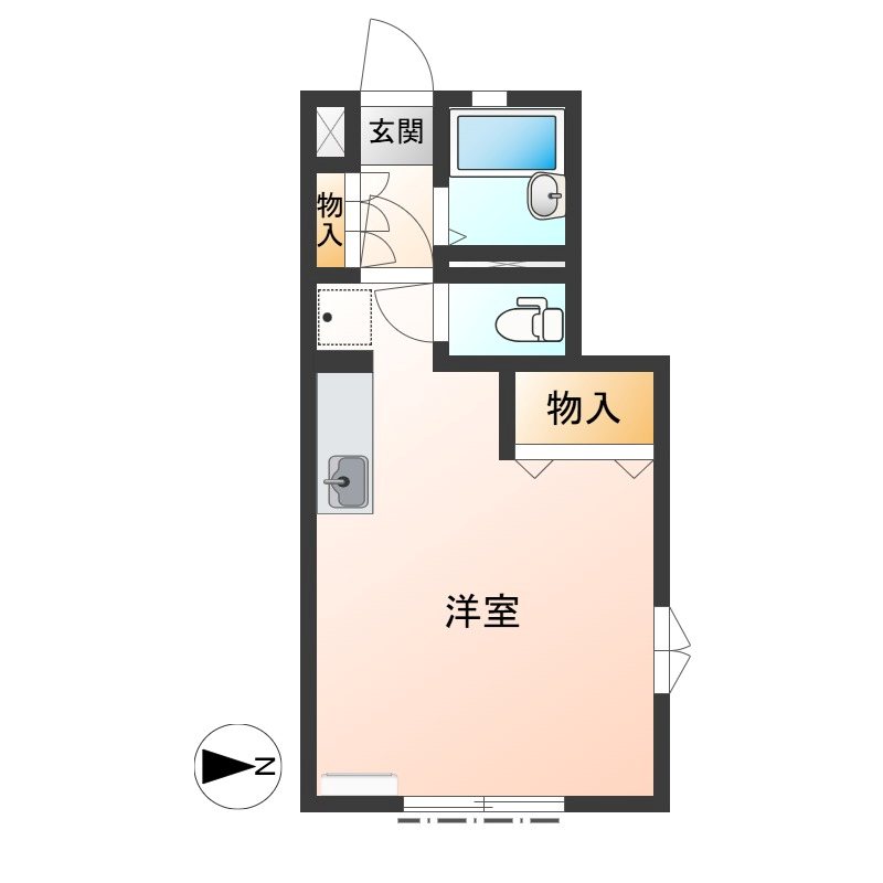 ヴィブレⅡ 201号室 間取り