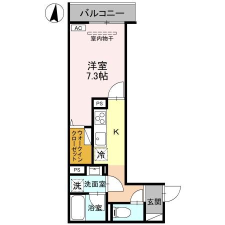 メゾン　ド　グレイス 302号室 間取り