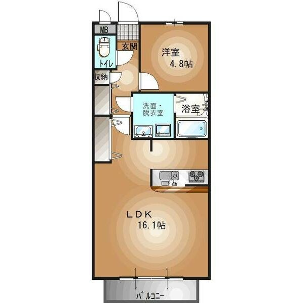 S-designビル 403号室 間取り