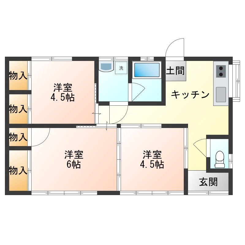 コーポ木本 間取り
