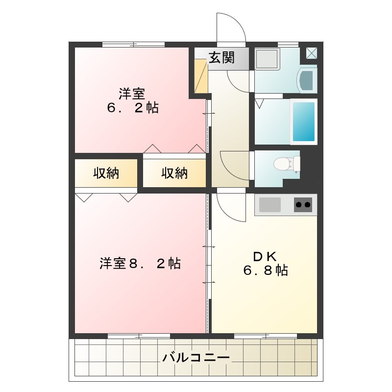 ユーミークアトロ 間取り図