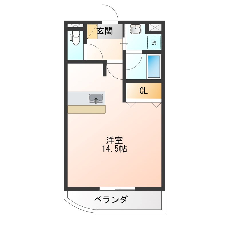 パピーガーデン 106号室 間取り