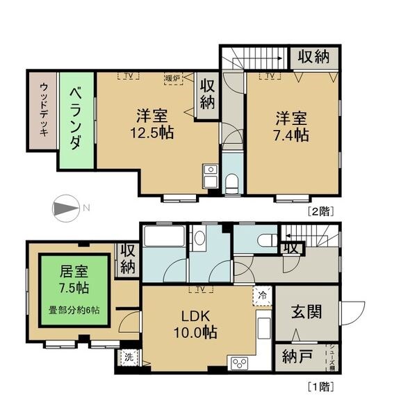 一条4丁目戸建 間取り