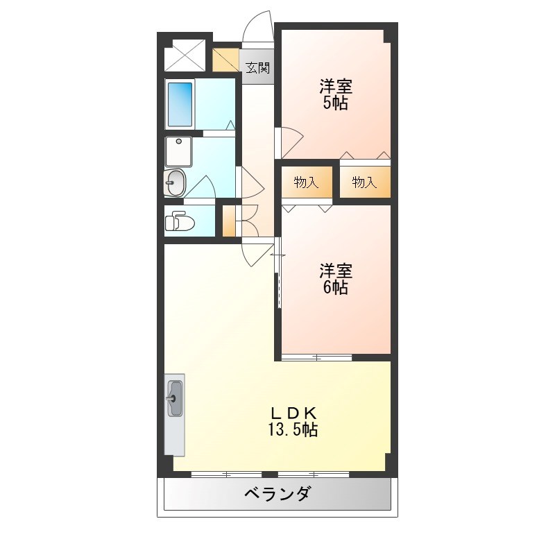あさひレジデンス三番館 間取り図