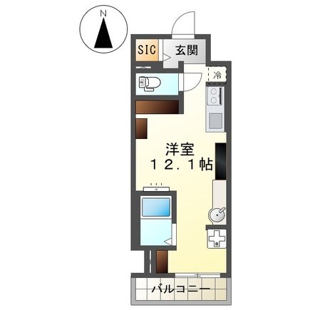 仮）宇都宮市東宿郷　マンション新築工事 203号室 間取り