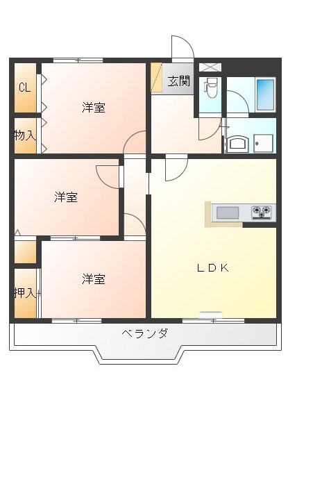 御幸パークマンション 間取り