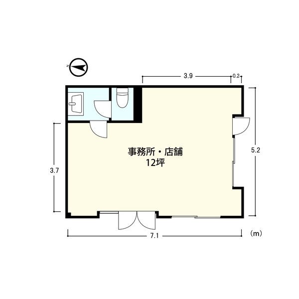 アシスト第２宇都宮マンション 1F号室 間取り