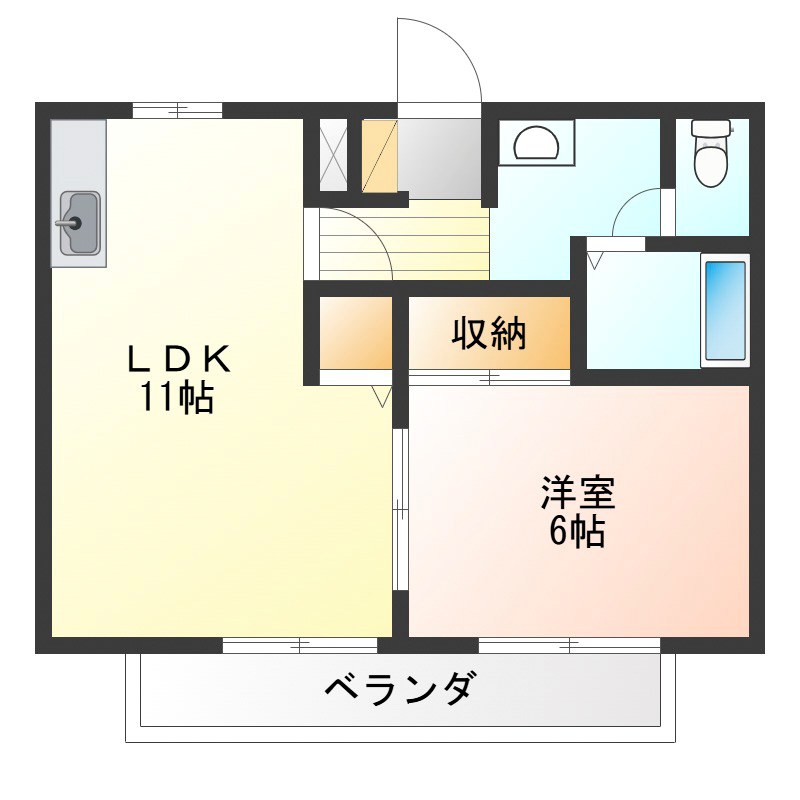 メゾンアンジュA 間取り