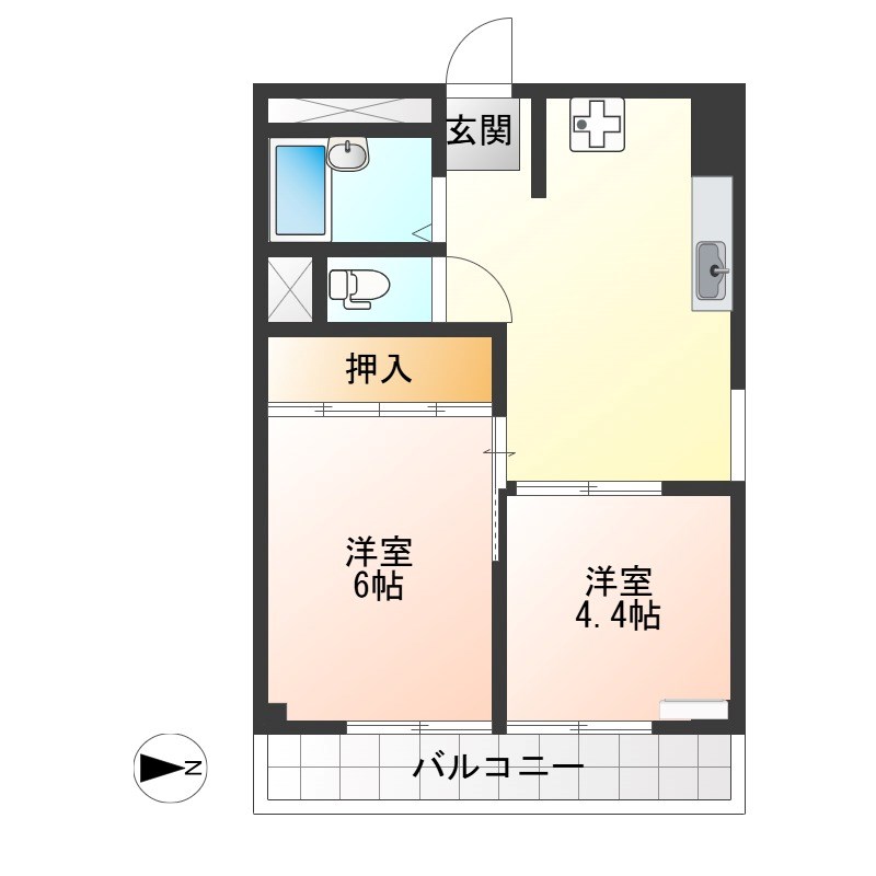 チサンマンション宇都宮第1 間取り