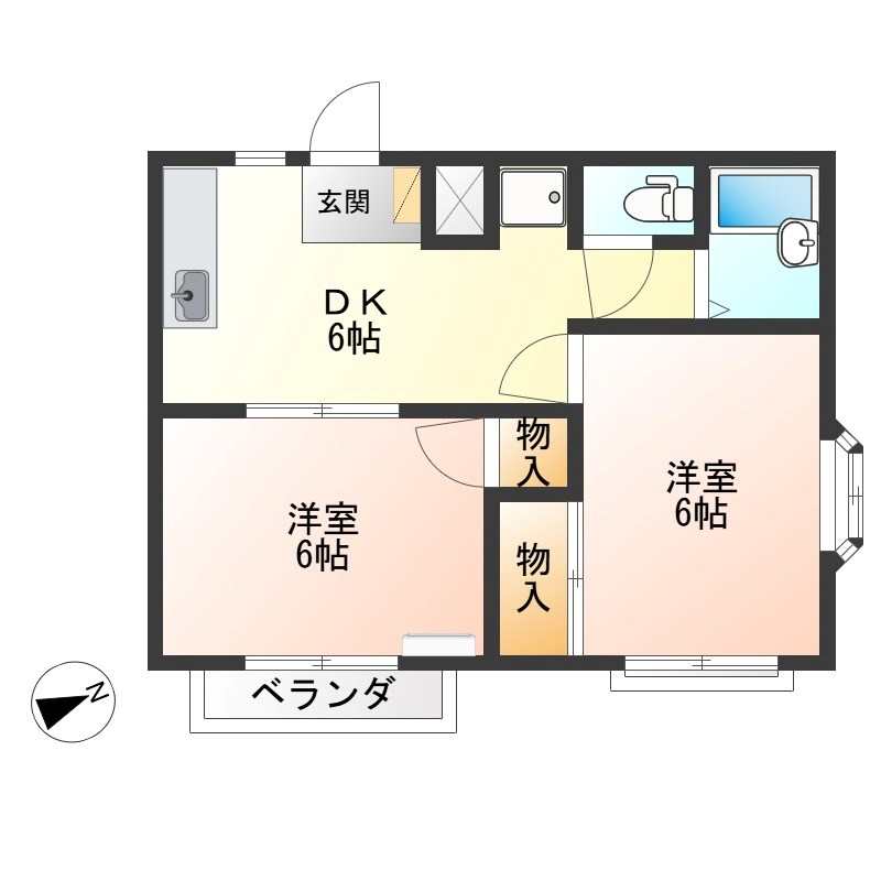 コーポ藤 間取り