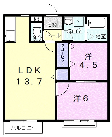エリール藤 間取り