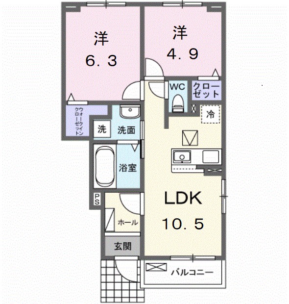 シルトクレーテ． 間取り