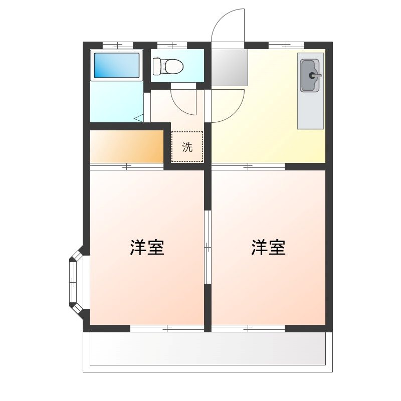 コダマハイツB 間取り