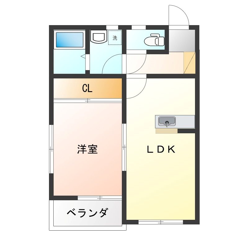 サンハイツ片柳 間取り