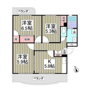 ラ・セゾン西城 間取り