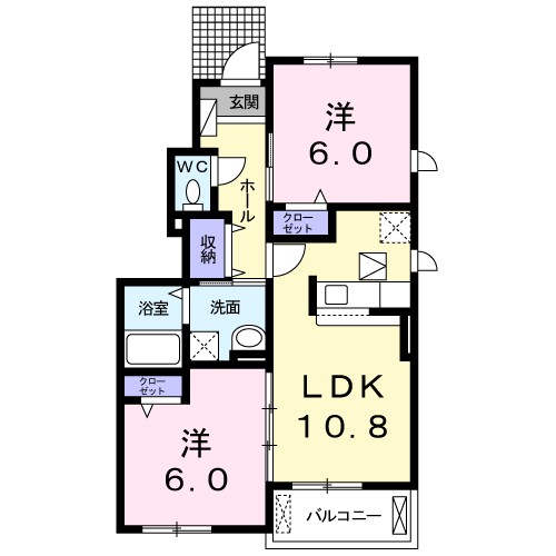 プロムナードＢ 間取り