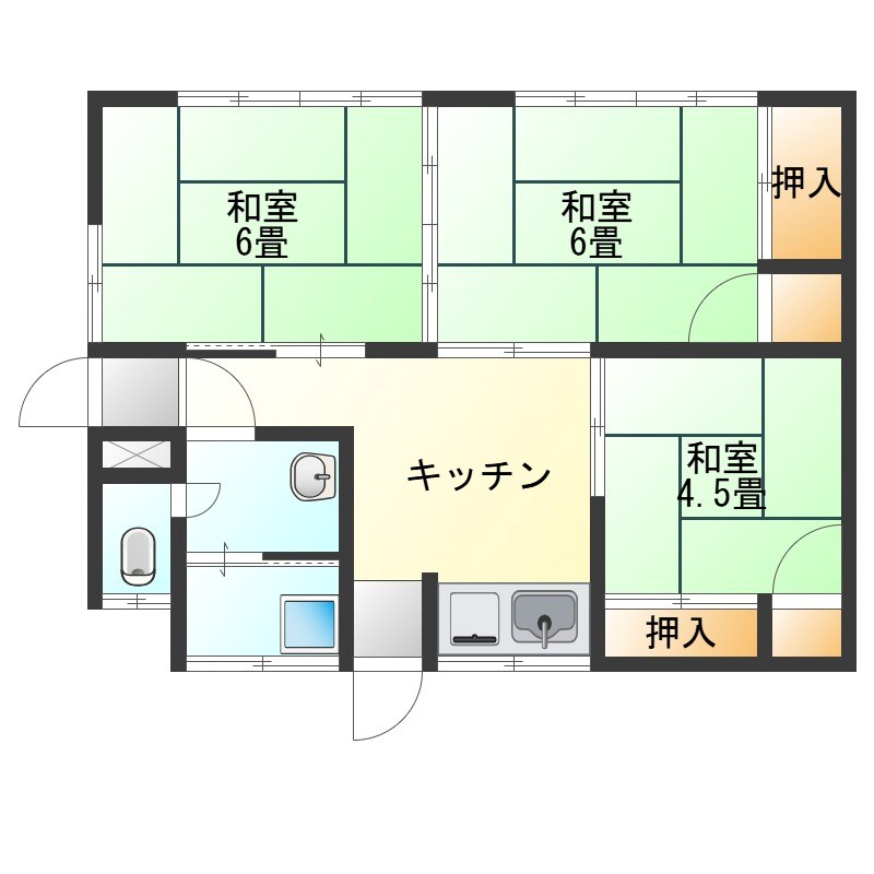渡辺住宅 4 間取り