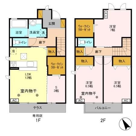 ポンテ　ローザ 間取り