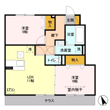 モン　ビラージュ　A 間取り