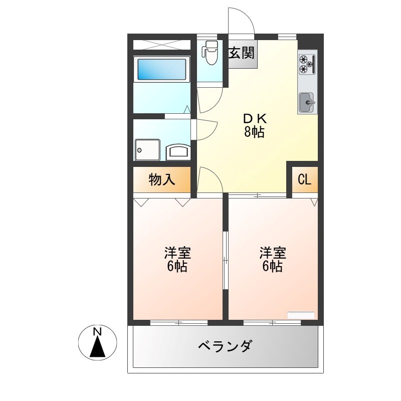 グリーンマンション細谷 間取り