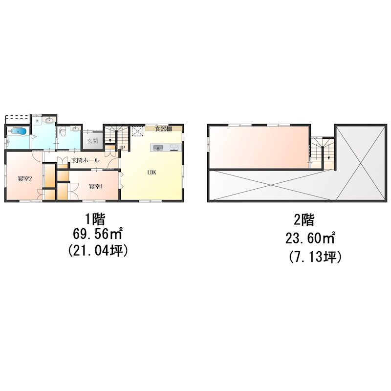 平松本町貸家 間取り