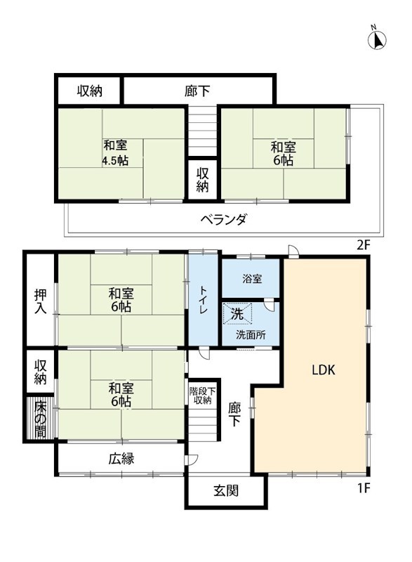 小山市粟宮戸建 間取り