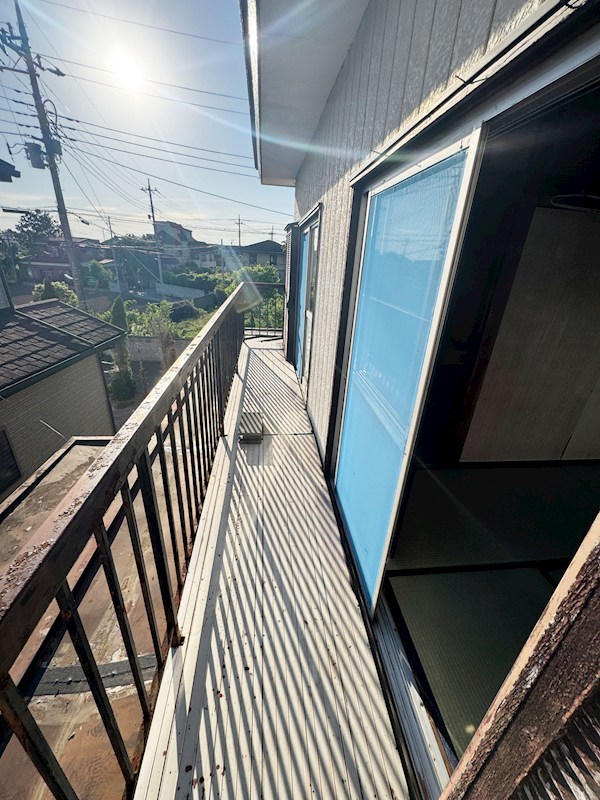小山市粟宮戸建 ベランダ