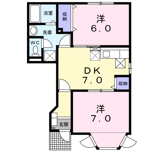 ソレアードＴＫ 間取り