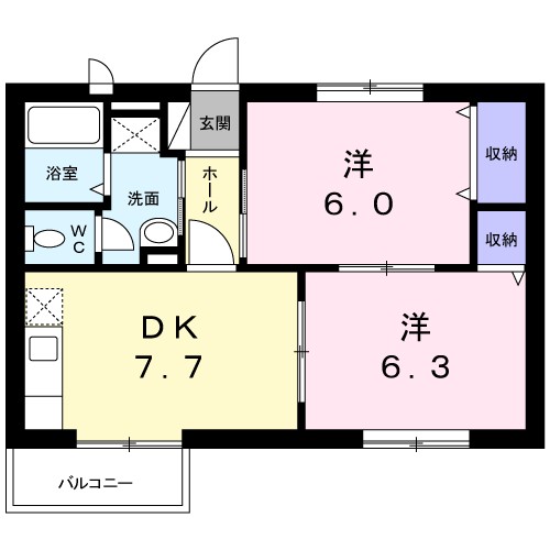 グリーンコーポＡ 間取り