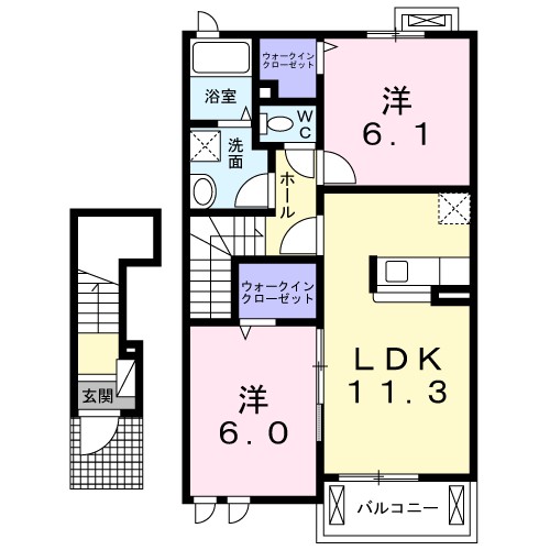 エスペランサ　Ｂ 間取り