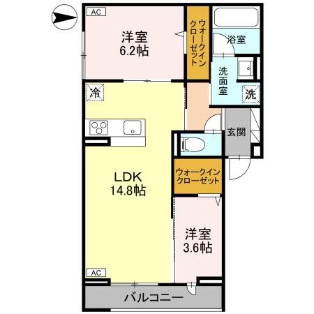 ディーカストル 間取り