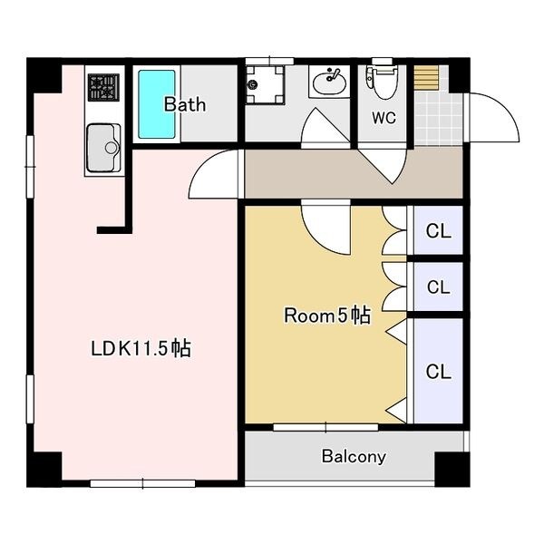メゾン常陸 間取り